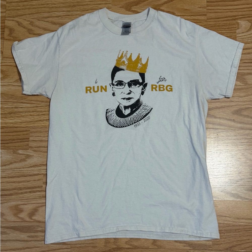 Ruth Bader Ginsburg “I Run for RBG” T-Shirt Medium